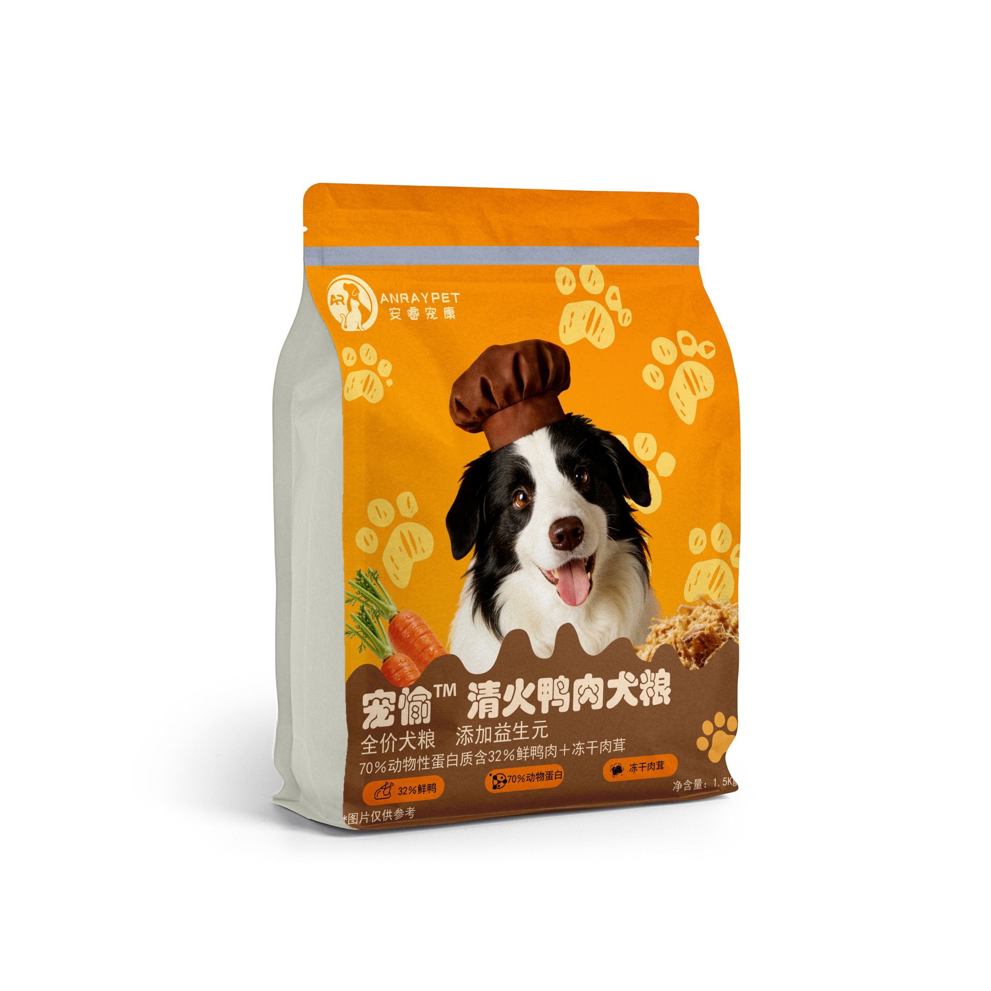 PetJoy™ Fire-Clearing Duck Dog Food
